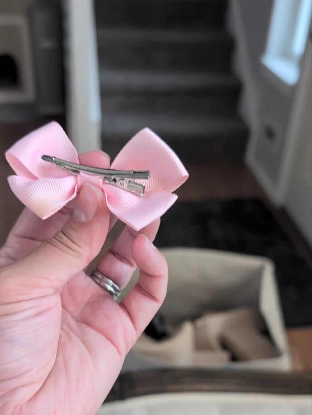 Sparkle Sequin Hair Bows for Girls - Pink Mix